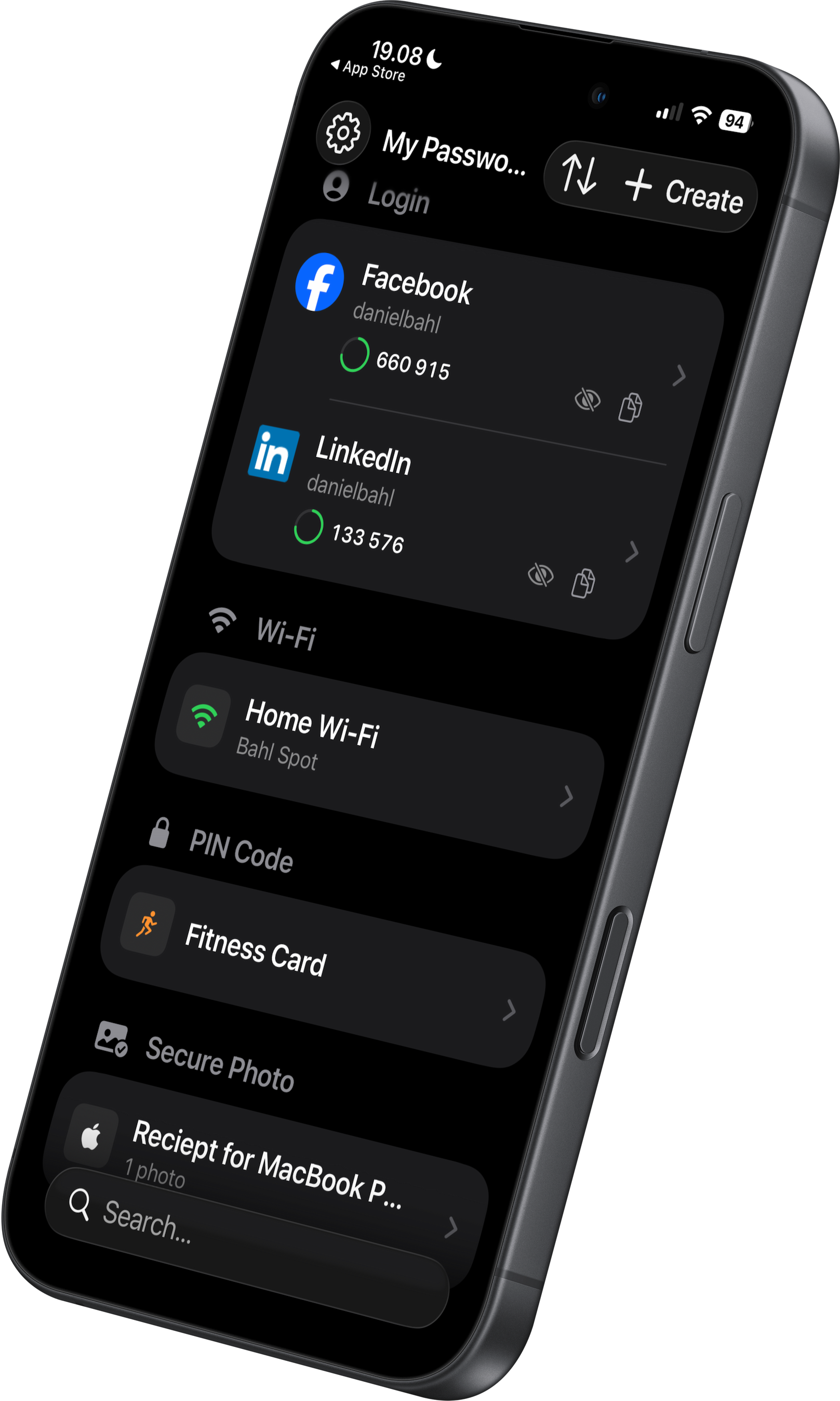 Password Remember screenshot
