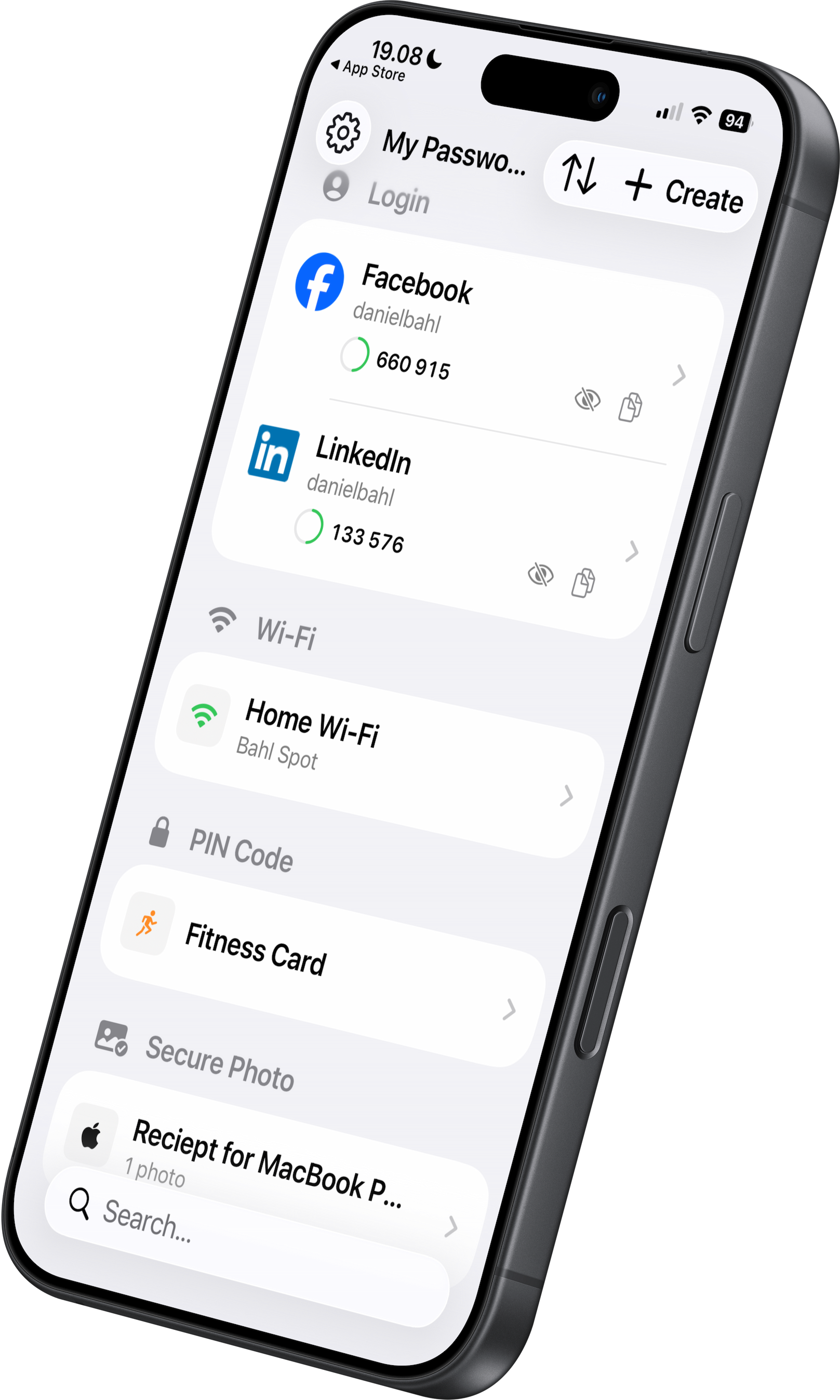 Password Remember screenshot